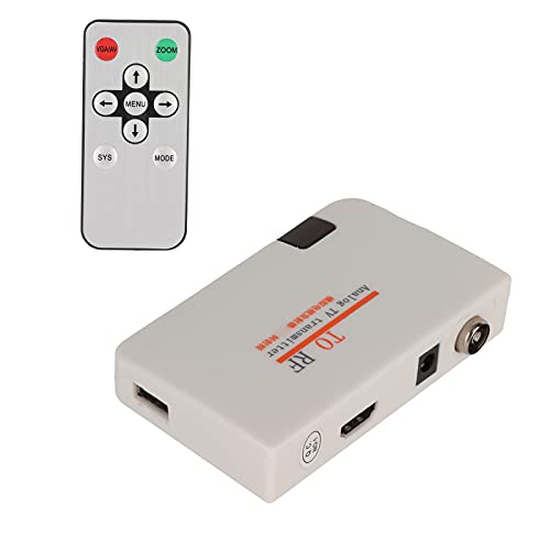Annadue HDMI zu HF Koaxial Wandler Konverter Box mit Fernbedienung,HD HDMI zu Koax HF Wandler Modulator für TV,HDMI zu HFAnalogsignal Umwandeln,Unterstützt 480I/480P/576I/576P/720P/720I/1080I/1080P von Annadue
