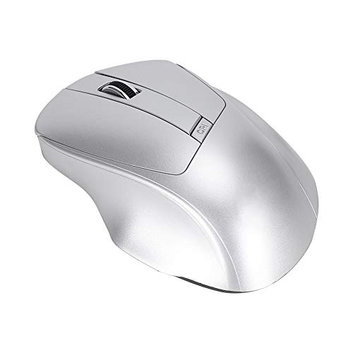 Annadue High-End 2.4G Mäuse, Tragbare Silver Mute Wireless Mäuse, Laptop Maus, Plug ANG Play für Office für Laptop von Annadue