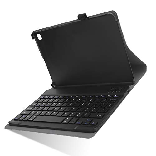 Annadue Kabellose Bluetooth Tastatur mit Hülle für Samsung S6 Lite P610, P610, 3 in 1 Tablet Hülle mit Halterung, Wiederaufladbare Bluetooth Tastatur, für das Büro zu Hause von Annadue