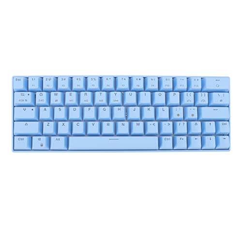 Annadue Kabellose Mechanische Tastatur, Mechanische RGB-Gaming-Tastatur mit 3 Modi, 64 Hot-Swap-fähige 2,4-G-Bluetooth-Gaming-Tastatur mit LED-Hintergrundbeleuchtung, Kompatibel mit(Blauer Schalter) von Annadue