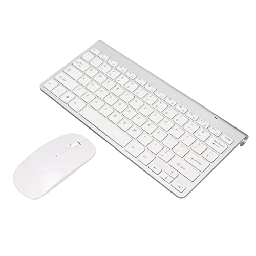 Annadue Kabellose Tastatur Maus Combo, USB Slim 2.4G Kabellose Tastatur und Maus, 78 Tasten Ergonomisches Kompaktes Tastatur und Maus Set für Computer, Desktop, PC, Notebook, Laptop von Annadue