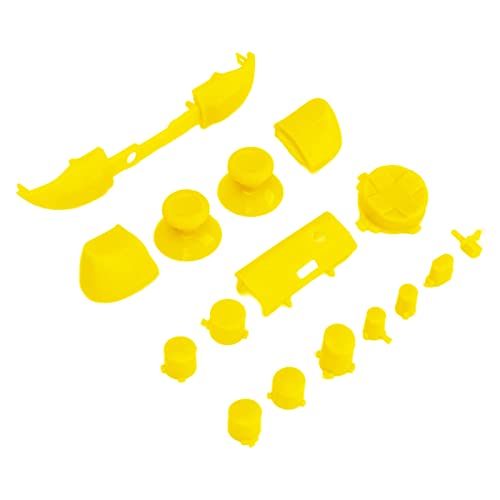 Annadue Komplettes Tastenset für Series, Dpad Bumper Trigger Buttons RT LT RB LB ABXY Buttons Ersatzknopf Reparaturset für Series X & S(Gelb) von Annadue