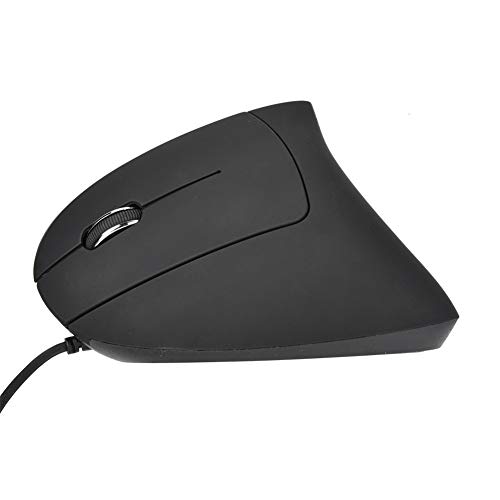 Annadue Linke Kabelgebundene Vertikale Maus, Ergonomische USB-kabelgebundene Optische Gaming-Maus 1600DPI Handgelenk Gesunde Maus, für 2000/XP/7/Vista/98/OS/8 von Annadue
