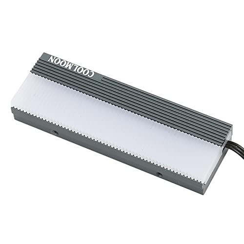 Annadue M.2 Kühler Kühlkörper, M2 SSD Festplatten Kühlkörper, ARGB Divine Light Sync Weste mit Kühlkörper, Geeignet für 2280 M.2 SSD. (SSD Nicht Enthalten) von Annadue