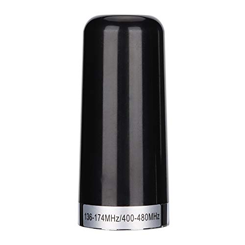 Annadue NMO-Antenne, Kfz-Amateurfunk-Mobilantenne, High-Gain-Antenne, Universelle Auto-Mobilfunk-NMO-UHF-VHF-UV-Dualband-Superkurz-Antenne von Annadue
