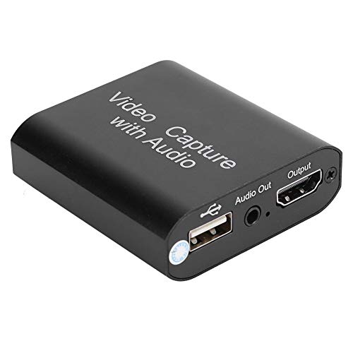 Annadue Netzwerkkarten, USB-Videoaufnahmekarte, 1080P, Kann HDMI-Video und HDMI-Audio aufnehmen, unterstützt die meisten Erfassungssoftware, geeignet für Computer, PC, TV, Spiele von Annadue