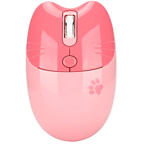 Annadue Niedliche Kabellose Katzenmaus, Niedliches Katzenpfoten Design, Leise Maus mit USB Empfänger, 2,4 GHz Kabellose Bluetooth Maus mit 3 Einstellbaren DPI für Laptop, PC, Computer, von Annadue