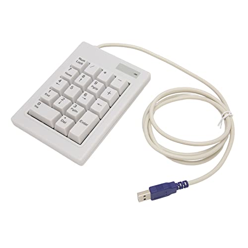Annadue Numerische Tastatur mit 18 Tasten Numpad Wired Linear Action Switch Finanzbuchhaltung Zahlentastatur für Laptop, PC, Desktop, Surface Pro, Notebook von Annadue
