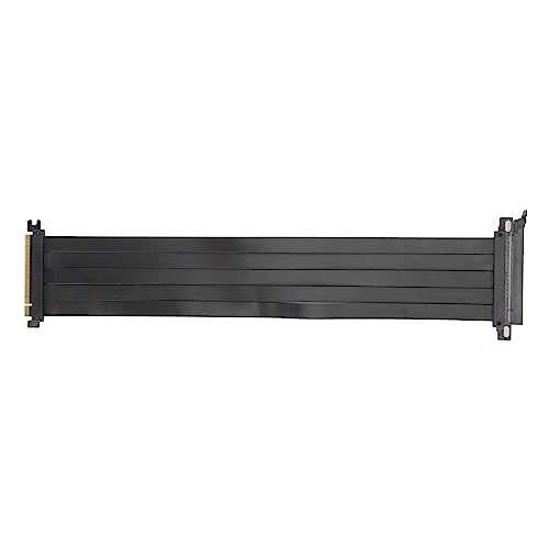 Annadue PCIE 4.0 X16 Riser Kabel, Hochgeschwindigkeits Flexibles Rechtwinkliges GPU Grafikkarten Verlängerungskabel Kompatibel mit RTX4090, RTX3090ti, RTX3090, RTX3080ti, RTX3080, (50cm) von Annadue