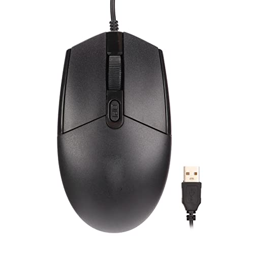 Annadue RGB-Gaming-Maus mit 1600 DPI Hoher Genauigkeit, Ergonomischem Design, Komfortablem Griff, RGB-Hintergrundbeleuchtung – Plug-and-Play-Gaming-Maus für Büro und Haushalt von Annadue