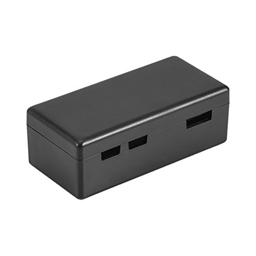 Annadue RPi Zero Enclosure-Schutzhülle, transparente PC-Box, Kunststoffschalenabdeckung, an der Wand montierbar, Zugang zu Allen Anschlüssen, für Rasp Berry Pi Zero(Black) von Annadue
