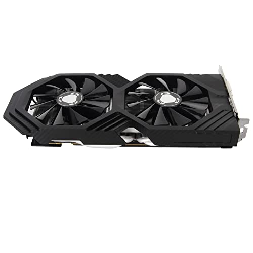 Annadue RX590 8 GB GDDR5 256-Bit-Grafikkarte, PCIe 3.0 HDMI 3xDP DVI D Gaming-Grafikkarte mit Doppellüfter und Heatpipe-Kühlung von Annadue