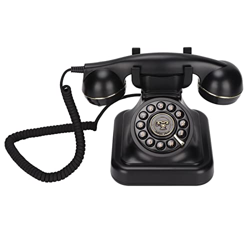 Annadue Retro Schnurgebundenes Festnetztelefon, Klassisches Vintage-Telefon, Altmodisches Telefon Im Stil der 1920er Jahre für Zuhause und Büro, Bar-Dekoration, Tolles Geschenk für Senioren von Annadue