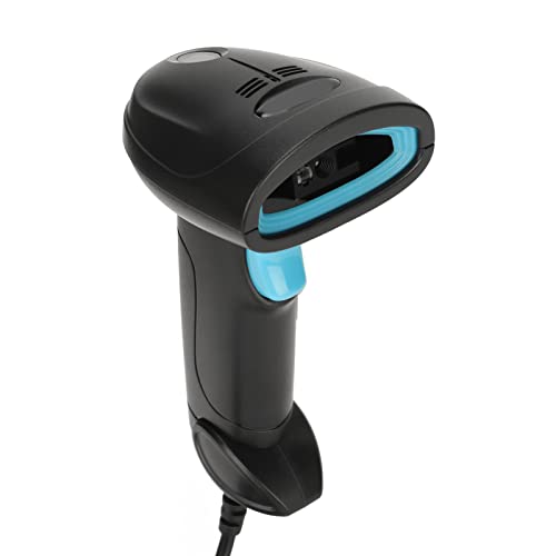 Annadue Schnell scannender 1D-2D-Barcode-Scanner, ergonomischer, wasserdichter USB-Handheld, schnelles Bildscannen von Etiketten, UPC-EAN-Lesegerät für Supermarkt, Convenience Store, Lager von Annadue