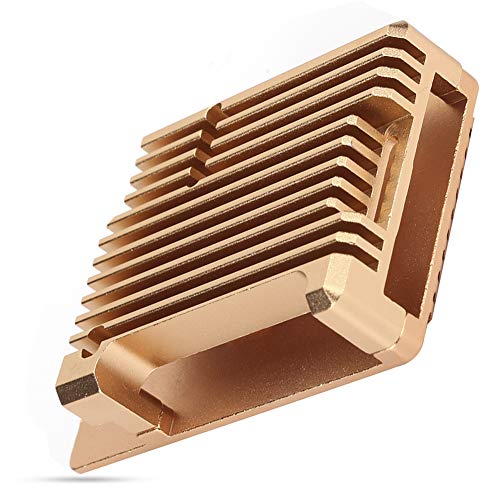 Annadue Schutzhülle/Box/Gehäuse für Himbeer Pi3 Modell 2b/3b Gehäuse aus Passiver Wärmeableitung aus Aluminiumlegierung von Annadue