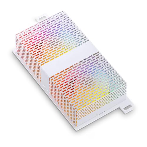 Annadue Speicherkühlkörper, RAM-Speicherkühler 4Pin PWM/L ED 3Pin ARGB RAM-Lüfterkühler mit Dual 5020-Lüfter PC-Speicherkühler für DDR, DDR2, DDR3, DDR4, DDR5 (White) von Annadue