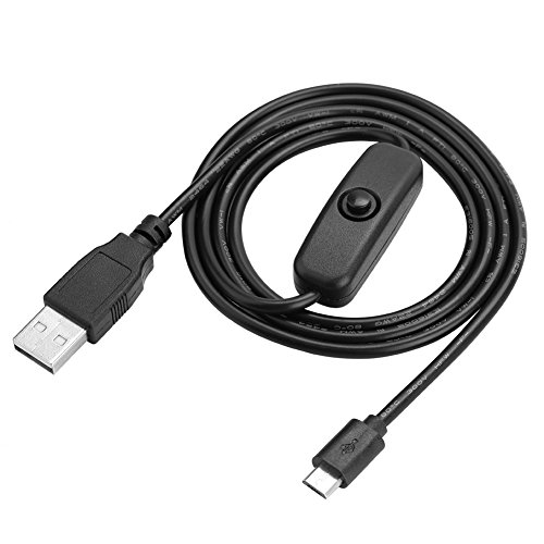 Annadue Stromkabel, Micro-USB-Kabel, USB-Kabel, für Raspberry Pi 3/2 / B/B + / A. von Annadue