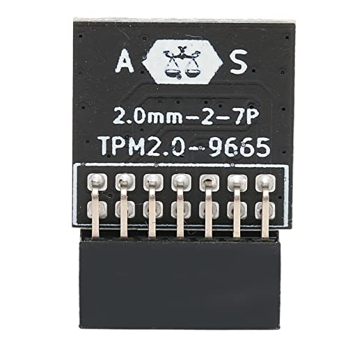 Annadue TPM 2.0 Verschlüsselungssicherheitsmodul, LPC 14Pin TPM 2.0 Remote Kartensicherheitsmodul Kompatibel mit Windows 8.1/7/10, für ASUS Plattformschutzmodul von Annadue