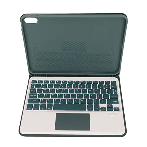 Annadue Tablet-Hülle mit Tastatur für IOS 10,9 Zoll (2022) Generation 10, Magnetische Kabellose Tastaturhülle mit Bluetooth-Tastatur, Touchpad, Stifthalter (Grün) von Annadue