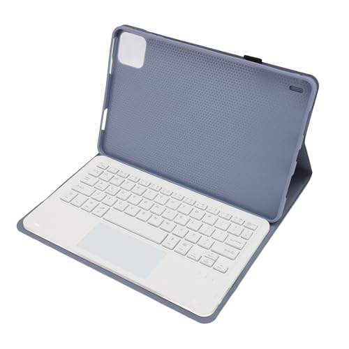 Annadue Tablet Hülle mit Tastatur für für Mi Pad 6 6 Pro, 11 Zoll Tablet Tastaturhüllen, PU Ständerabdeckung mit Magnetischer Abnehmbarer Kabelloser Tastatur (Purple) von Annadue