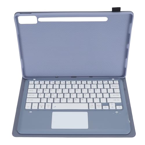 Annadue Tastaturhülle für Tab P12, Ultradünne TPU-Tablet-Hülle mit Magnetischer, Abnehmbarer Kabelloser Tastatur mit Touchpad-Stifthalter, Ständer, Schutzhülle für Tab P12 12,7 Zoll von Annadue