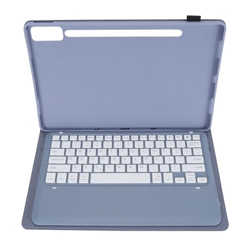 Annadue Tastaturhülle für Tab P12, Ultraschlanke, Verstellbare Winkel-TPU-Tablet-Hülle mit Magnetischem, Abnehmbarem Kabellosem Tastaturständer, Schutzhülle für Tab P12 12,7 Zoll, (Purple) von Annadue