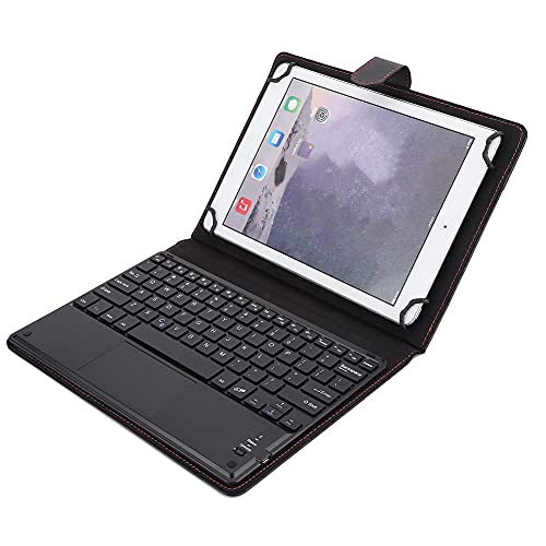 Annadue Tastaturhülle mit Touchpad für 9,7 Bis 10 Zoll Tablet PC, Kabellose Bluetooth-Touchpad-Tastatur mit Schutzhülle für Android/iOS/Windows-Systeme von Annadue