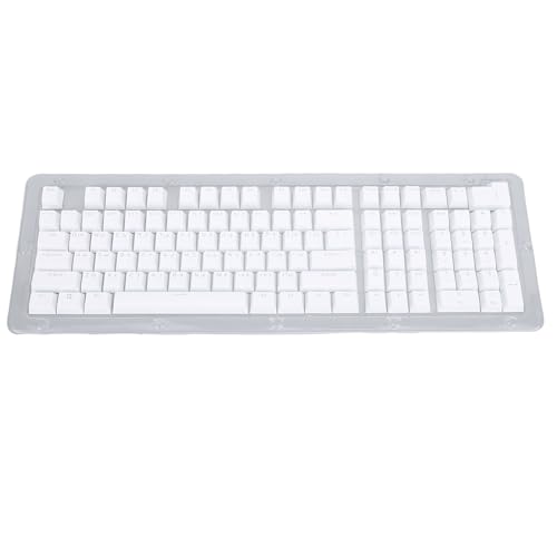 Annadue Tastenkappen-Set, 112 Tasten, Arabische Tastatur-Tastenkappen, Transmittanz-Tastatur-Tastenkappen für 61/64/68/84/87/96/98/100/104/108 Mechanische Tastaturen (nur Tastenkappen) von Annadue