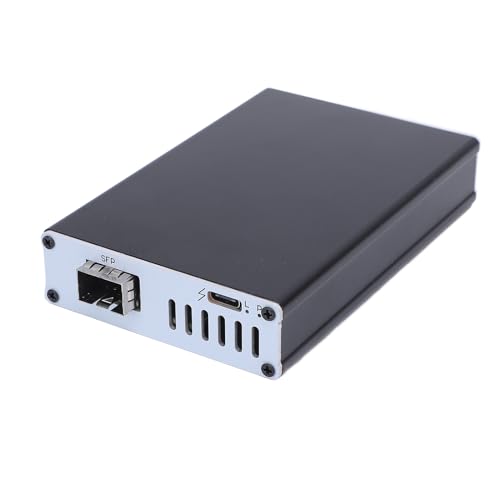 Annadue Thunderbolt 3 10g Ethernet -Adapter für Hochgeschwindigkeitsnetzwerkverbindungen, 10 GB/s Kompatibel mit Thunderbolt 3 oder Thunderbolt 4 Ports USB4 SFP Fibre Port 10 Gigabit Annadue Thunderbolt 3 10g Ethernet -Adapter für Hochgeschwindigkeitsnetzwerkverbindungen, 10 GB/s Kompatibel mit Thunderbolt 3 oder Thunderbolt 4 Ports USB4 SFP Fibre Port 10 Gigabit von Annadue