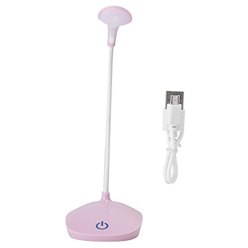 Annadue Tragbare USB-Schreibtischlampe, Faltbare Tischlampe, für Büroschlafzimmer (Rosa) von Annadue