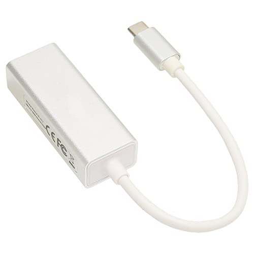 Annadue USB C zu Ethernet Adapter, Typ C zu RJ45 Gigabit Ethernet 1000Mbps Adapterkonverter, für Win Xp/7/8/10, für Vista, für, für OS von Annadue