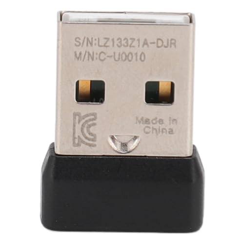 Annadue USB-Empfänger, 2,4 GHz, Kabellos, Stabiles Signal, Langlebiger ABS-Mausadapter für M280 M275 M330 Pebble Mouse von Annadue