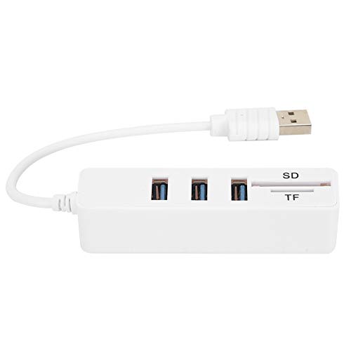 Annadue USB Hub USB3.0 Port Hub SD-Karte/TF-Kartenleser Hochgeschwindigkeitserweiterung Multi-USB-Hub-Splitter für XP/2000/Vista/Win 7/8/10/OS X usw. von Annadue