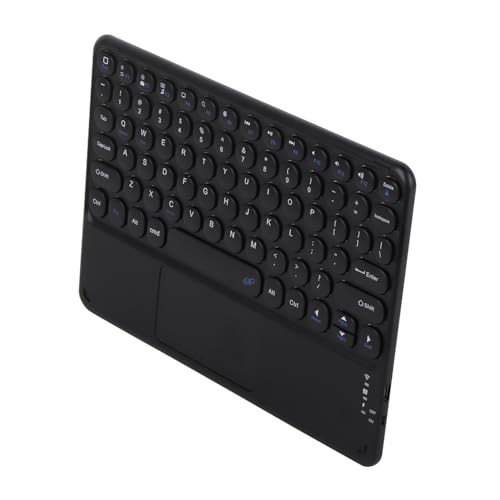 Annadue Ultradünne Tragbare 10-Zoll-Touchpad-Tablet-drahtlose -Tastatur wasserdichte Tablet-Tastatur für Mobiltelefone, Laptops, Desktop-Computer (Black) von Annadue