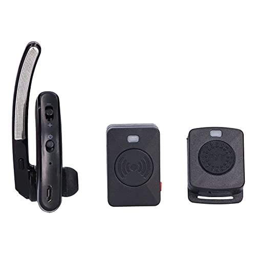 Annadue Walkie Talkie Bluetooth Headset, Wireless Adapter Wireless Finger PTT Key, Bluetooth 4.0 Kopfhörer mit K Typ Port, für Baofeng, für TYT, für PUXING von Annadue