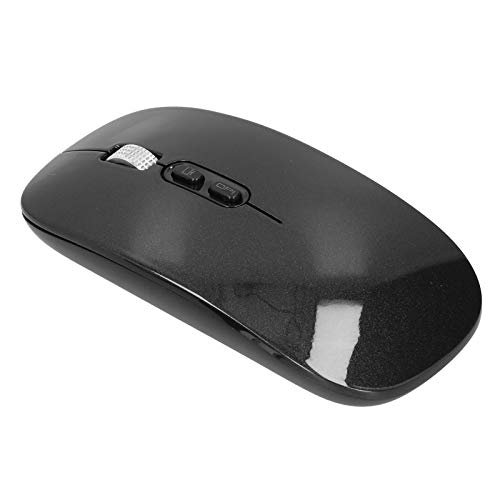 Annadue Wireless Optische Maus, USB Mäuse mit USB-Empfänger, Drahtlose 2,4G USB Computermaus, Bluetooth Dual-Mode Maus mit 3 DPI Stufen für Game Office(schwarz) von Annadue