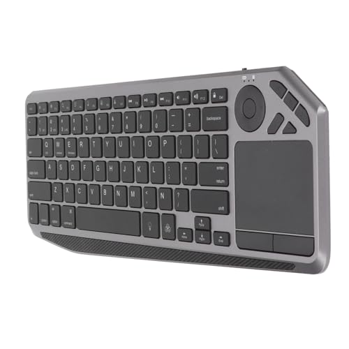 Annadue Wireless Touch Keyboard,/2.4G Wireless Keyboard mit Touchpad,Multimedia Tastatur mit Bunter Hintergrundbeleuchtung für IOS, von Annadue