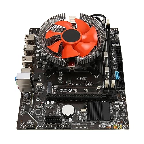 Annadue X79 Motherboard Set, E5 2420 CPU 8G DDR3 Computer Motherboard mit Lüfter, Gaming PC Motherboard Ersatz für LGA 1356 für Intel E5 2420 von Annadue