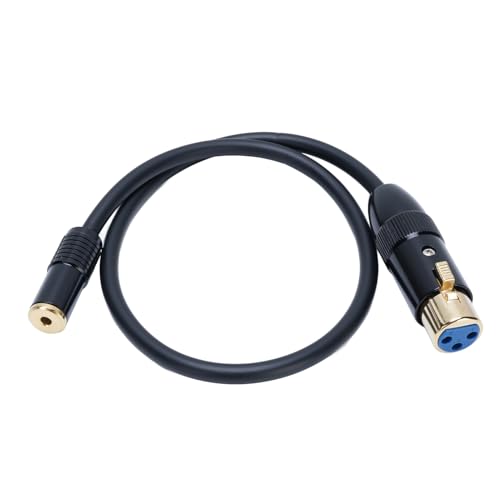 Annadue XLR Bis 3,5 Mm Stereokabel, XLR Weiblich Bis 3,5 Mm 1/8 Zoll Weibliches Soundkabel, Upgrade Sound Converter Adapter Cord für Lautsprecher Computer Phone Annadue XLR Bis 3,5 Mm Stereokabel, XLR Weiblich Bis 3,5 Mm 1/8 Zoll Weibliches Soundkabel, Upgrade Sound Converter Adapter Cord für Lautsprecher Computer Phone von Annadue