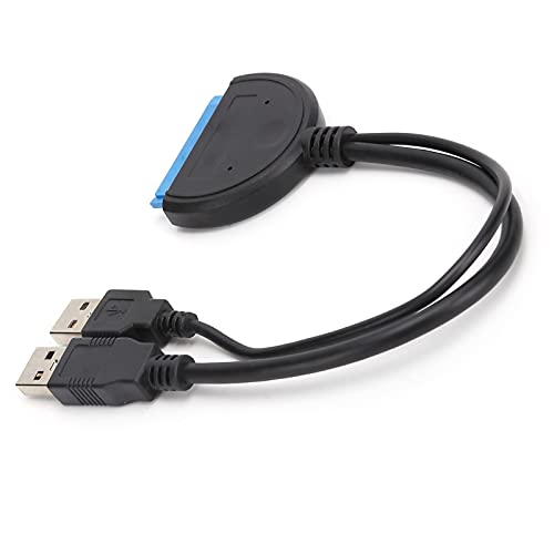 Annadue auf USB 3.0 Kabel, USB 3.0 Festplattenadapterkabel, für 2,5 Zoll SSD/HDD Datenübertragung, Geeignet für 2,5 Zoll 22Pin Festplatte, Plug and Play von Annadue
