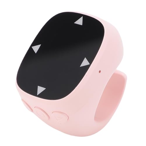 Bluetooth Scrolling Ring, Upgrade Touchscreen Smart Bluetooth Remote Page Turner, Multi Funktionaler Tiktok Scrolling Ring Zum Aufnehmen von Fotos, Ansehen von Kurzen Videos (PINK) von Annadue