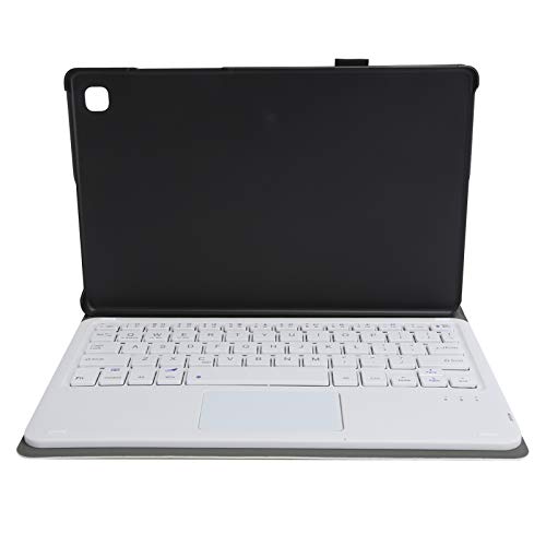 Bluetooth-Tastatur mit Abdeckung, Ultradünne Abnehmbare Kabellose Tastatur mit Touchpad + Ledertaschenhalter für Samsung Galaxy Tab A7 T500 / T505 Tablet.(Gold) von Annadue