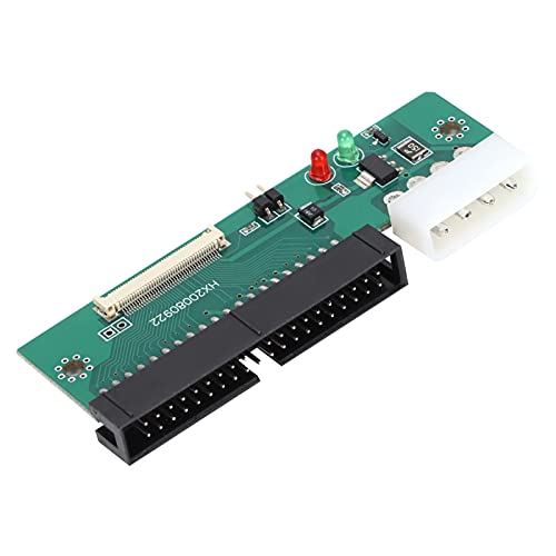 CE ZIF auf IDE Adapter, 1,8 Zoll CE ZIF Micro Drive auf 3,5 Zoll IDE 40 Pin Adapter mit 2 Flachkabeln, CE Adapter mit LED Anzeige für Festplatten die mit Dem Desktop Verbunden Sind von Annadue