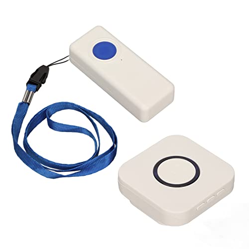 Caregiver Pager Wireless Remote Nurse Alert Systems für Senioren, IP55 wasserdichte Notrufklingel und Caregiver Pager Kit von Annadue