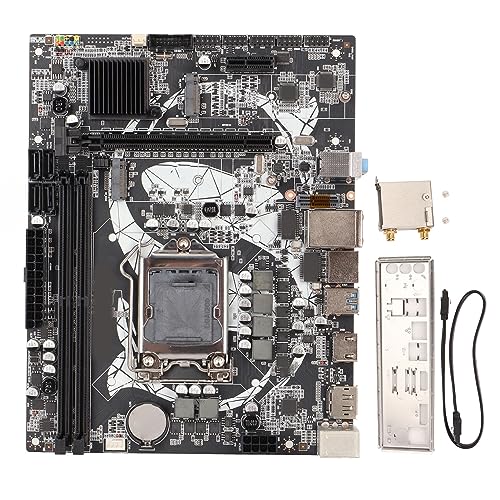 Desktop Mainboard mit DDR4 Speichersteckplatz, LGA1200 Sockelunterstützung, Effiziente Leistung für Gaming und Bürogebrauch, Reibungsloses Gaming mit Stabilem Betrieb, von Annadue