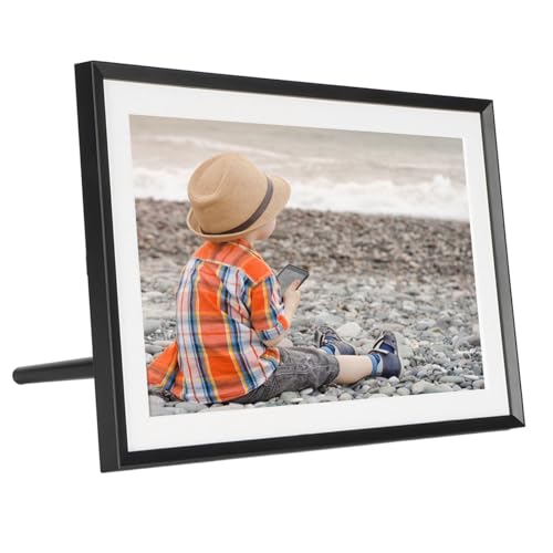 Digitaler Bilderrahmen, 10 Zoll IPS Touchscreen WiFi Digitalbilderrahmen mit 16 GB Speicher, Smart Cloud Fotorahmen Teilen Sie Fotos und Videos aus der Ferne über APP für Freunde Digitaler Bilderrahmen, 10 Zoll IPS Touchscreen WiFi Digitalbilderrahmen mit 16 GB Speicher, Smart Cloud Fotorahmen Teilen Sie Fotos und Videos aus der Ferne über APP für Freunde von Annadue
