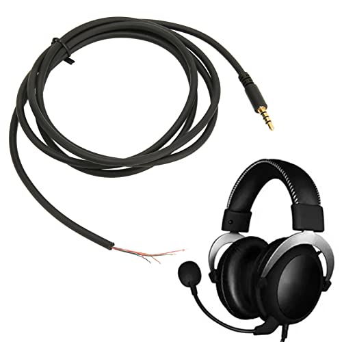 Ersatz Kopfhörer Upgrade Kabel für Kingston Cloud Core Silver Kopfhörer, Headset Reparaturkabel, Audiokabel, Ersatzkabel, Abnehmbares Kopfhörerkabel von Annadue