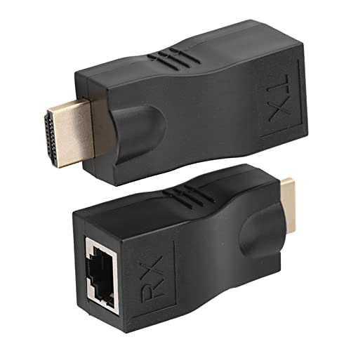Extender, zu-RJ45-Netzwerkkabel-Konverter-Repeater über CAT-5e CAT6, Unterstützt 1080P 3D, 30 M Übertragung, für HDTV HDPC von Annadue