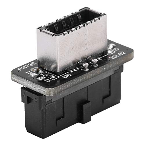 Für Motherboard USB3.0 19P / 20P zum Typ-E 90 Grad Adapter Front Type-C Plug In Anschluss von Annadue