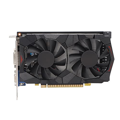 GTX 750 2 GB Grafikkarte, GDDR5 128 Bit PCI Express 3.0 PC Gaming Grafikkarte mit Zwei Lüftern, Unterstützt HDMI VGA DVI Anschlüsse, DirectX11.2 API (GTX750 2 GB GDDR5) von Annadue